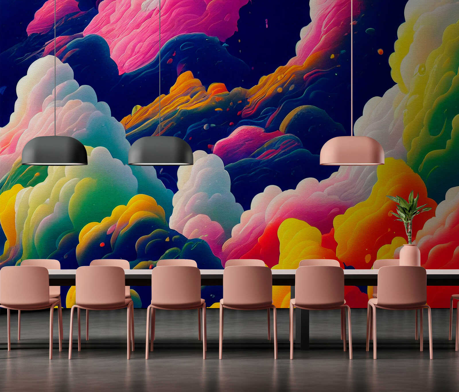 Kunst, Moderne Kunst, Malerei, Drinnen, Innenarchitektur