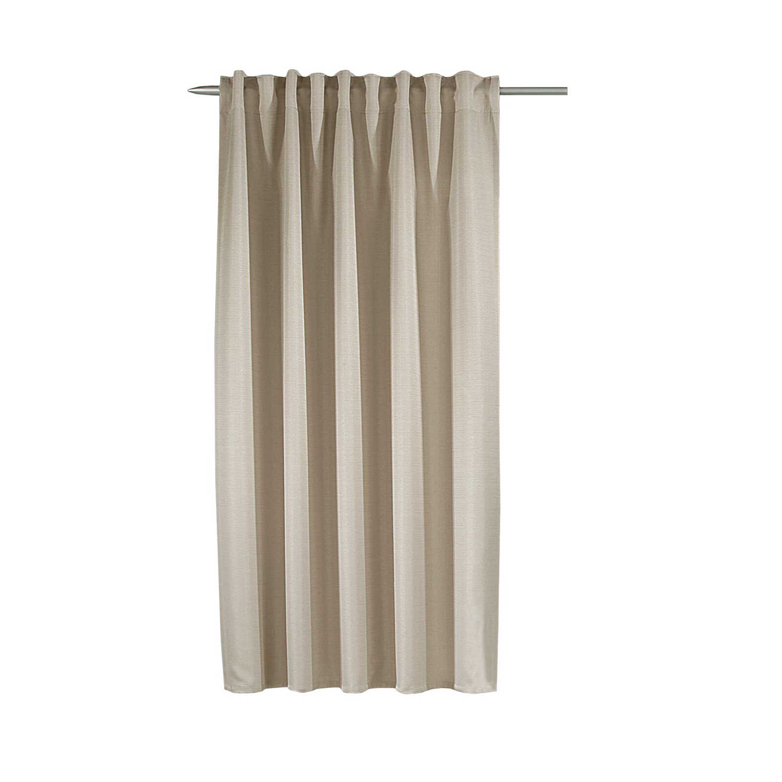 Vorhang, Gardinenvorhang, Leinenoptik, Tuch, Beige