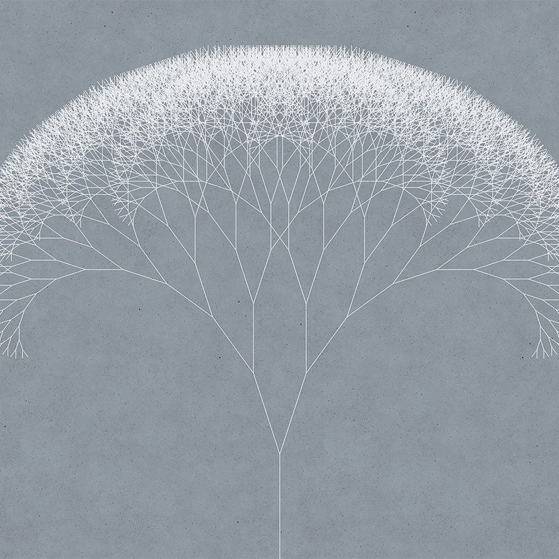         Photo wallpaper dandelions tree - blue, white
    