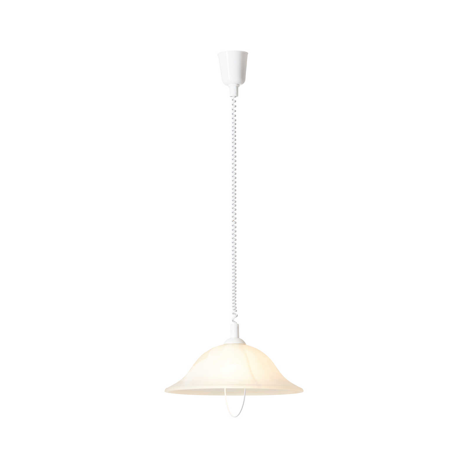         Glazen hanglamp - Gregor - Wit
    