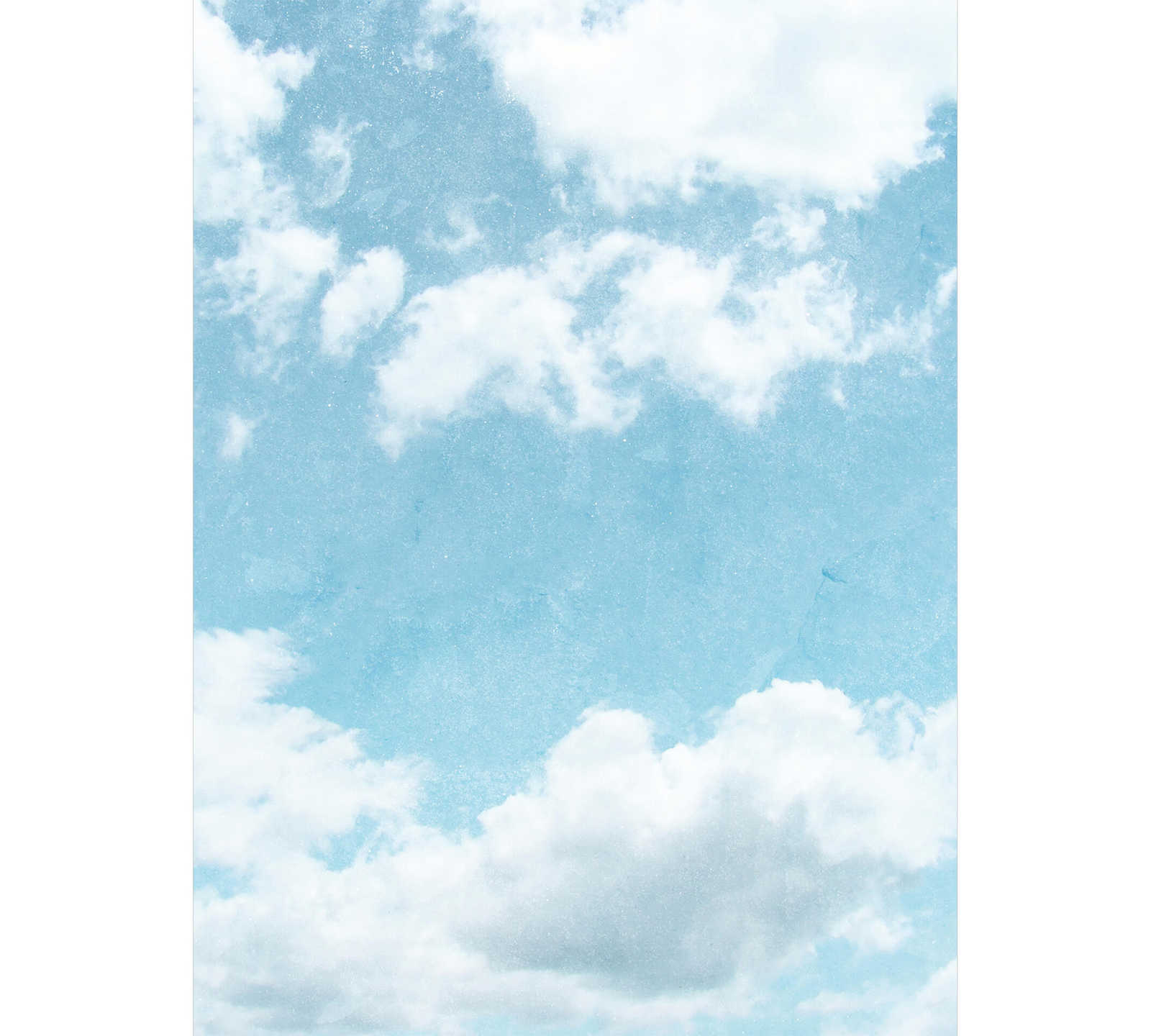         Narrow mural cloudy sky
    