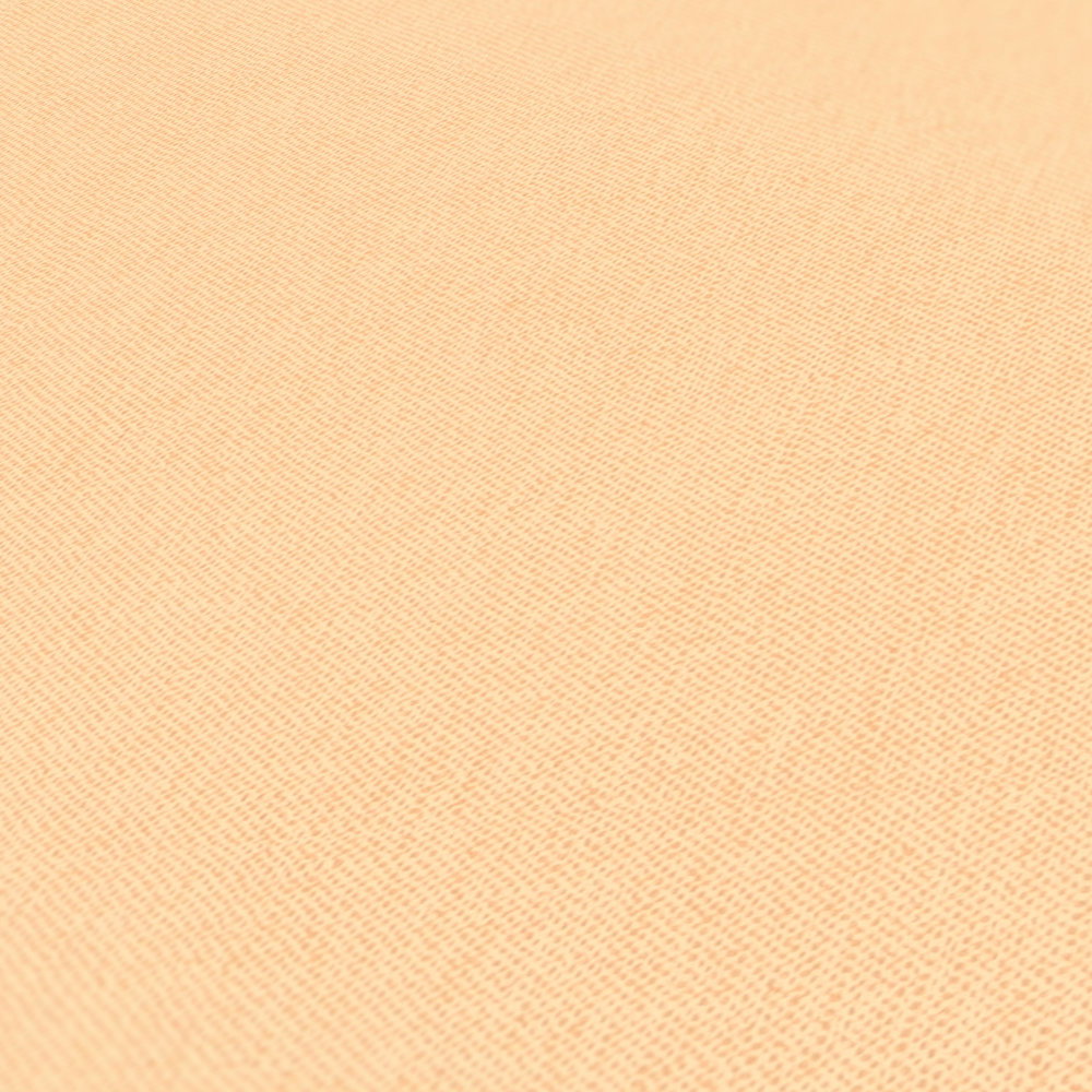             Tapete Pfirsich Orange matte Struktur im Textildesign – Orange
        
