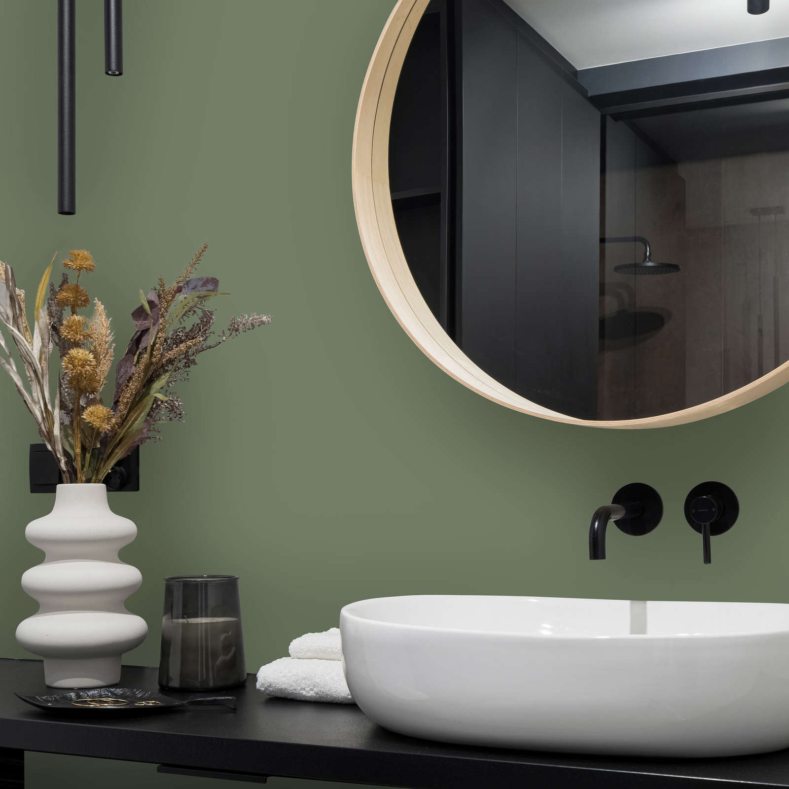             Premium Muurverf Relaxing Olive Green »Gorgeous Green« NW504 – 1 liter
        