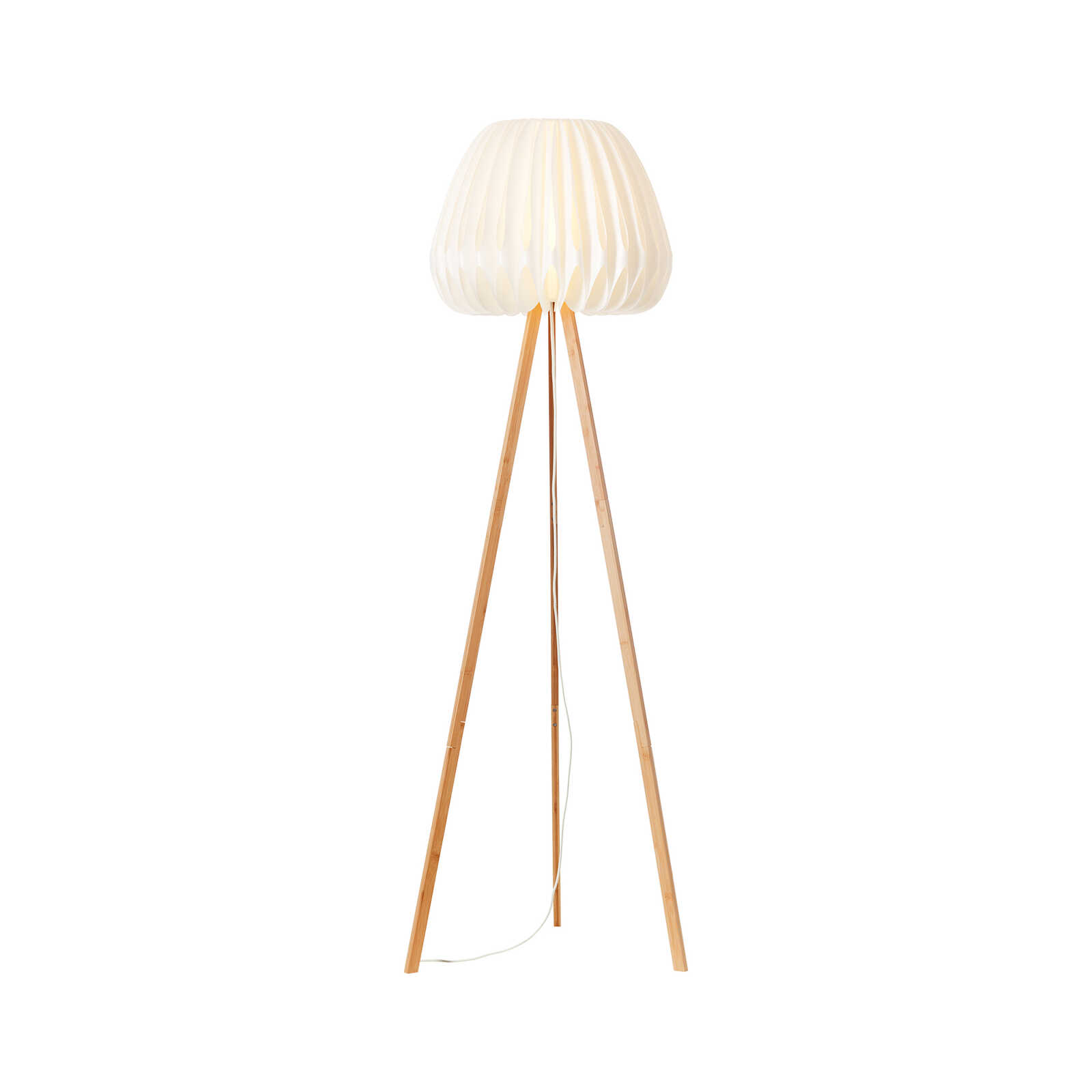         Bamboo floor lamp - Joel - Brown
    