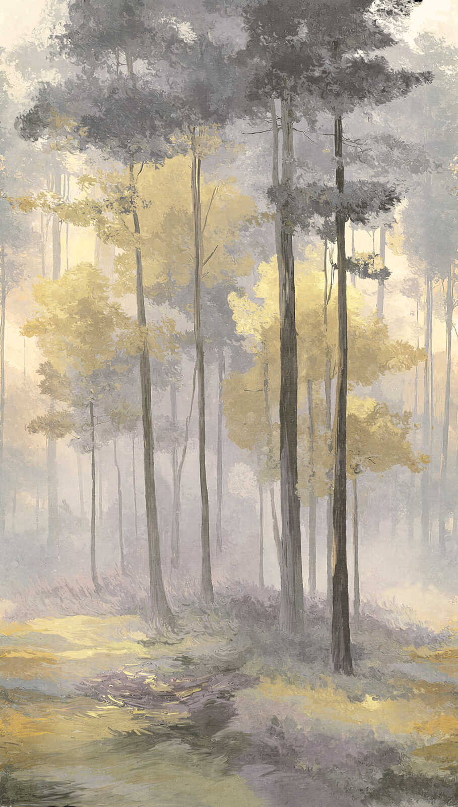 Wald, Bäume, Waldlandschaft,  Landschaft, Nebel