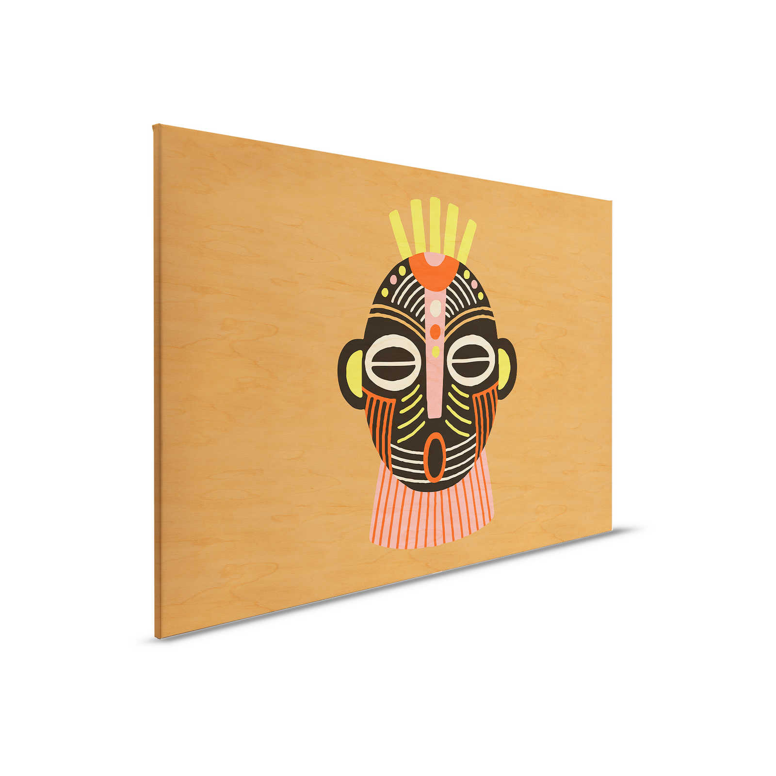         Overseas 4 - Canvas schilderij Africa Design Inspiration Mask - 0,90 m x 0,60 m
    