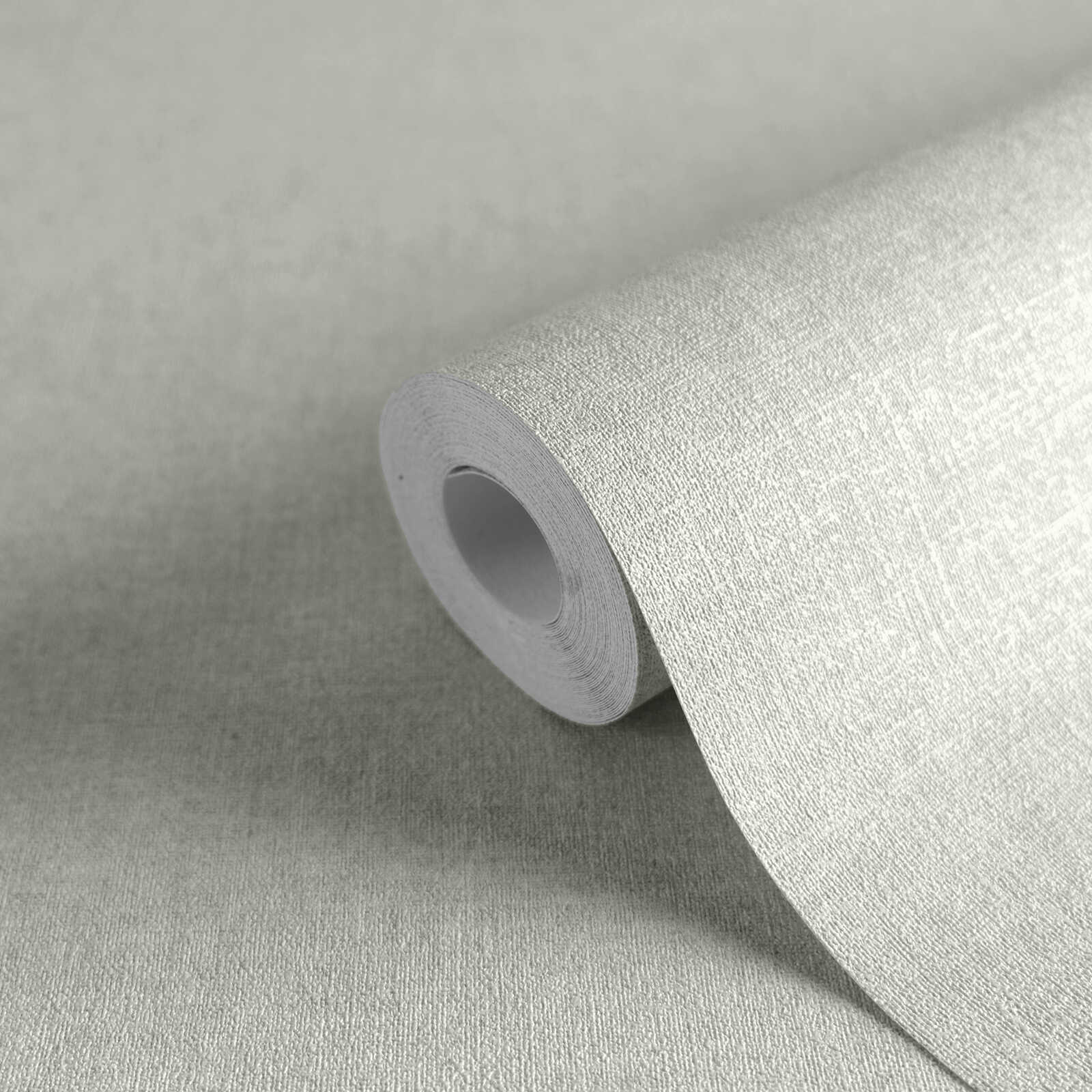 Abstraktes Naturdesign als Vliestapete mit textiler Strukturkomposition - Grau