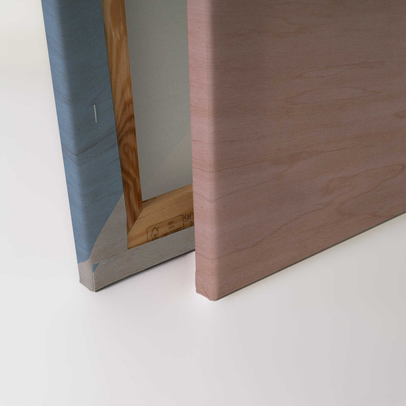             Inaly 3 - Abstraktes, buntes Leinwandbild - Sperrholz Struktur – 0,90 m x 0,60 m
        