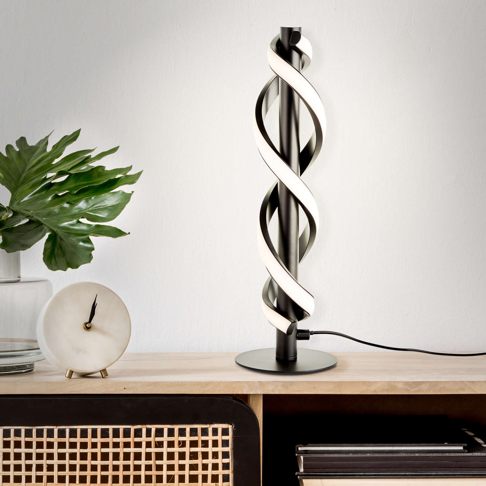             Tischleuchte aus Kunststoff - Alexander 1 – Schwarz
        