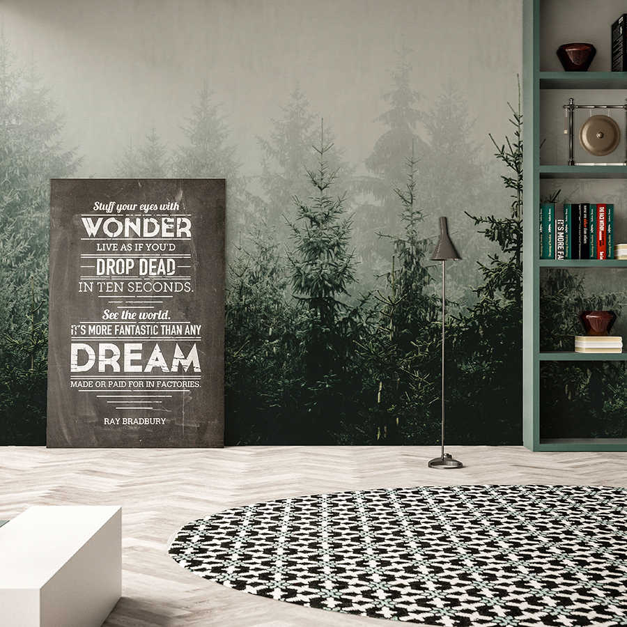 Wohnzimmer, Wanddeko, Poster, Drucktext, Bücherregal