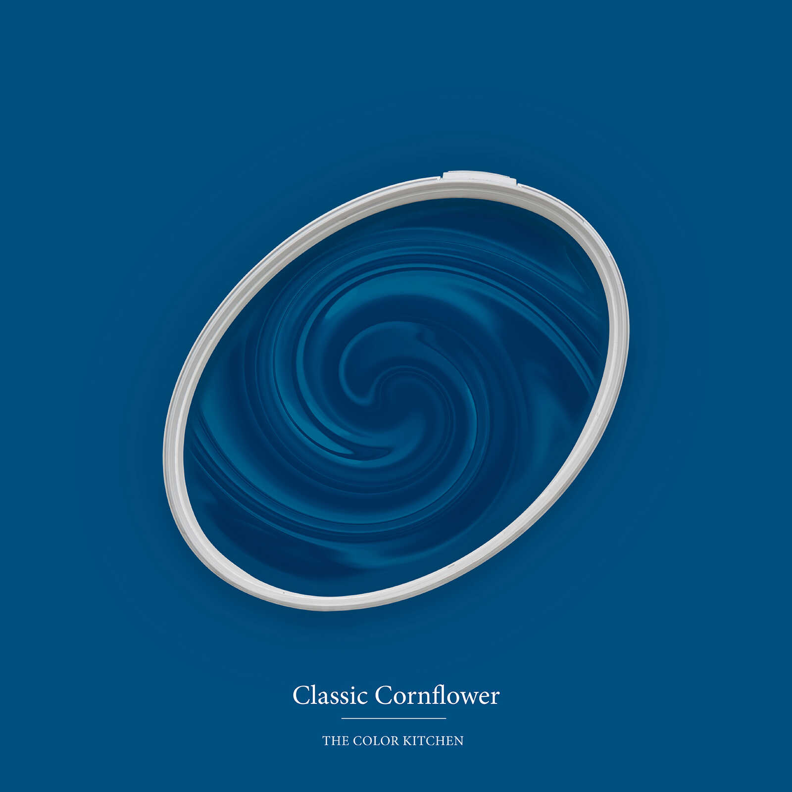 Cornflower, Wirbel, Ring, Blau, Teller