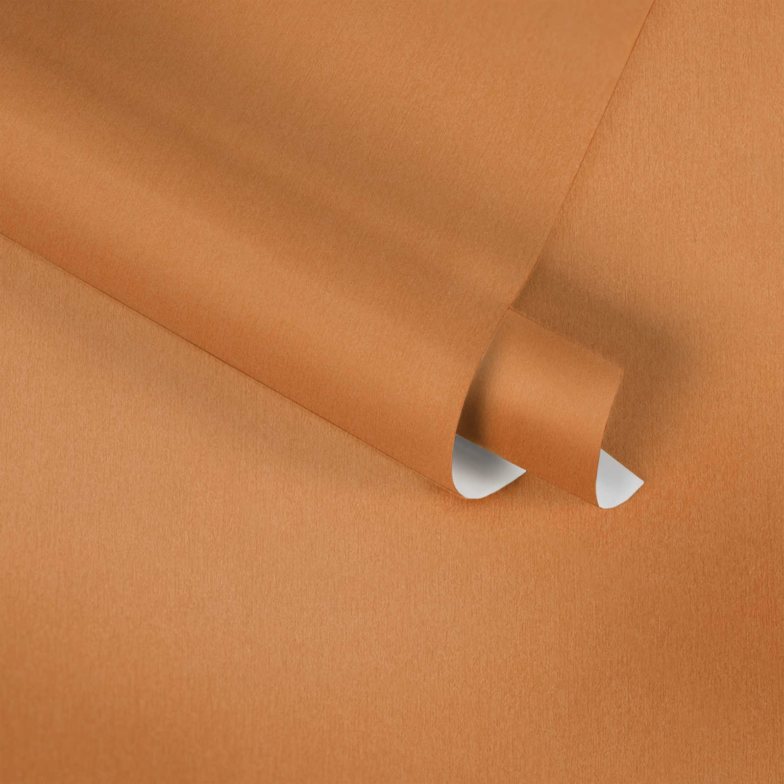             Glatte Tapete Kinderzimmer einfarbig – Orange
        