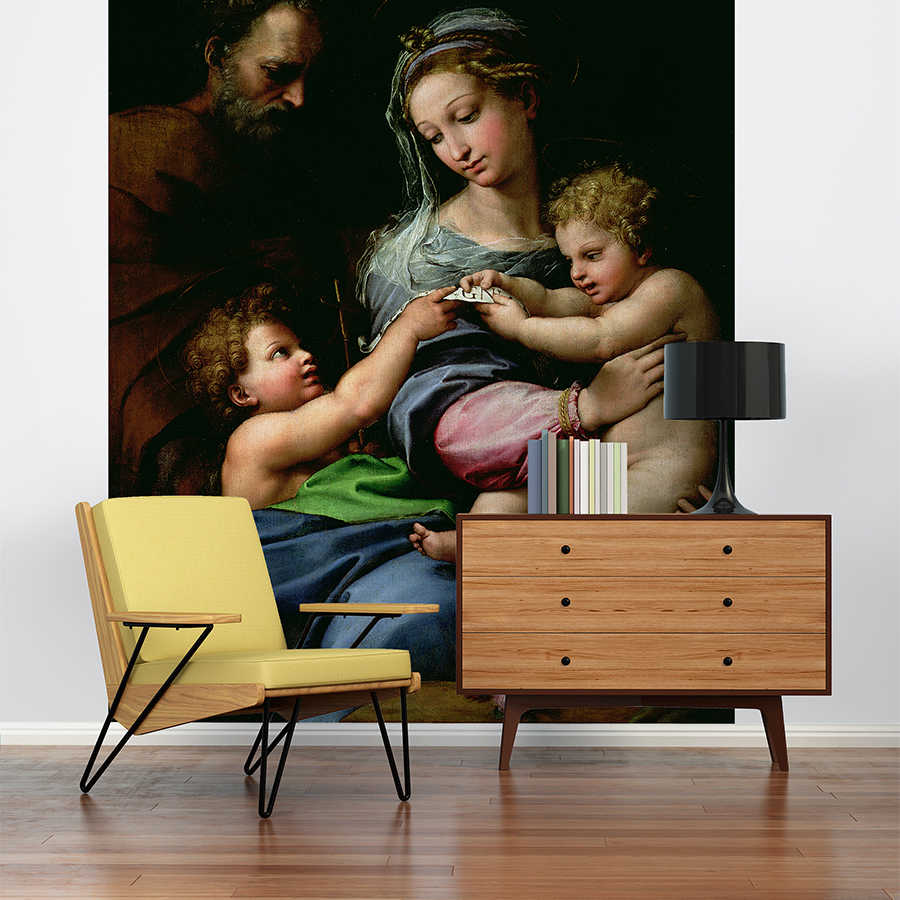         Fototapete "Madonna mit der Rose" von Raphael
    