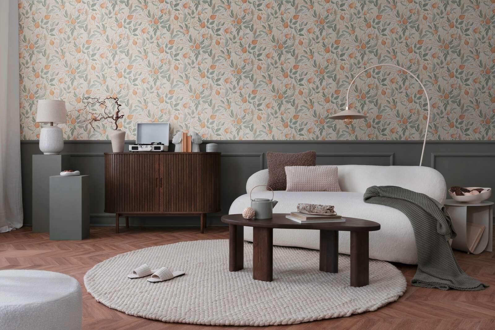 Dekoration für Zuhause, Lampe, Teppich, Kopfkissen, Innenarchitektur