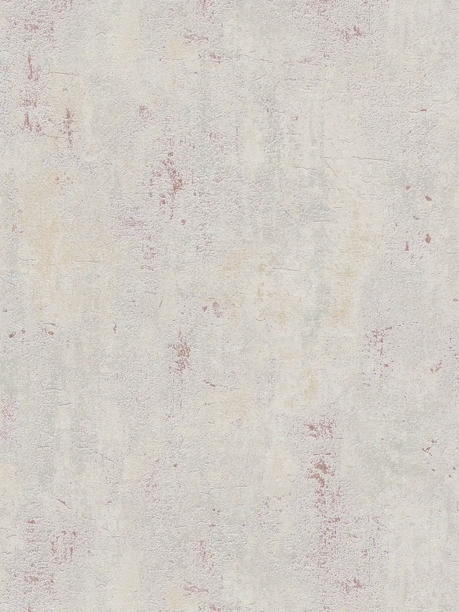         Betonbehang met rustiek industrieel design - beige, grijs, rood
    