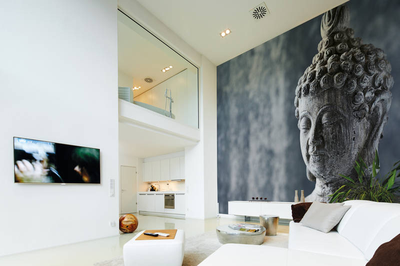 Wohnzimmer, Innenarchitektur, Inneneinrichtung, Kissen, Kunst