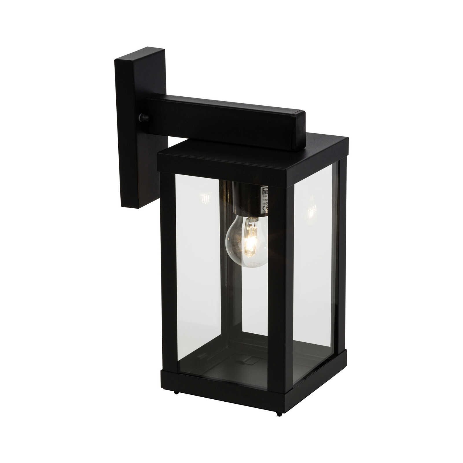         Applique murale d'extérieur en verre - Hannah - Noir
    