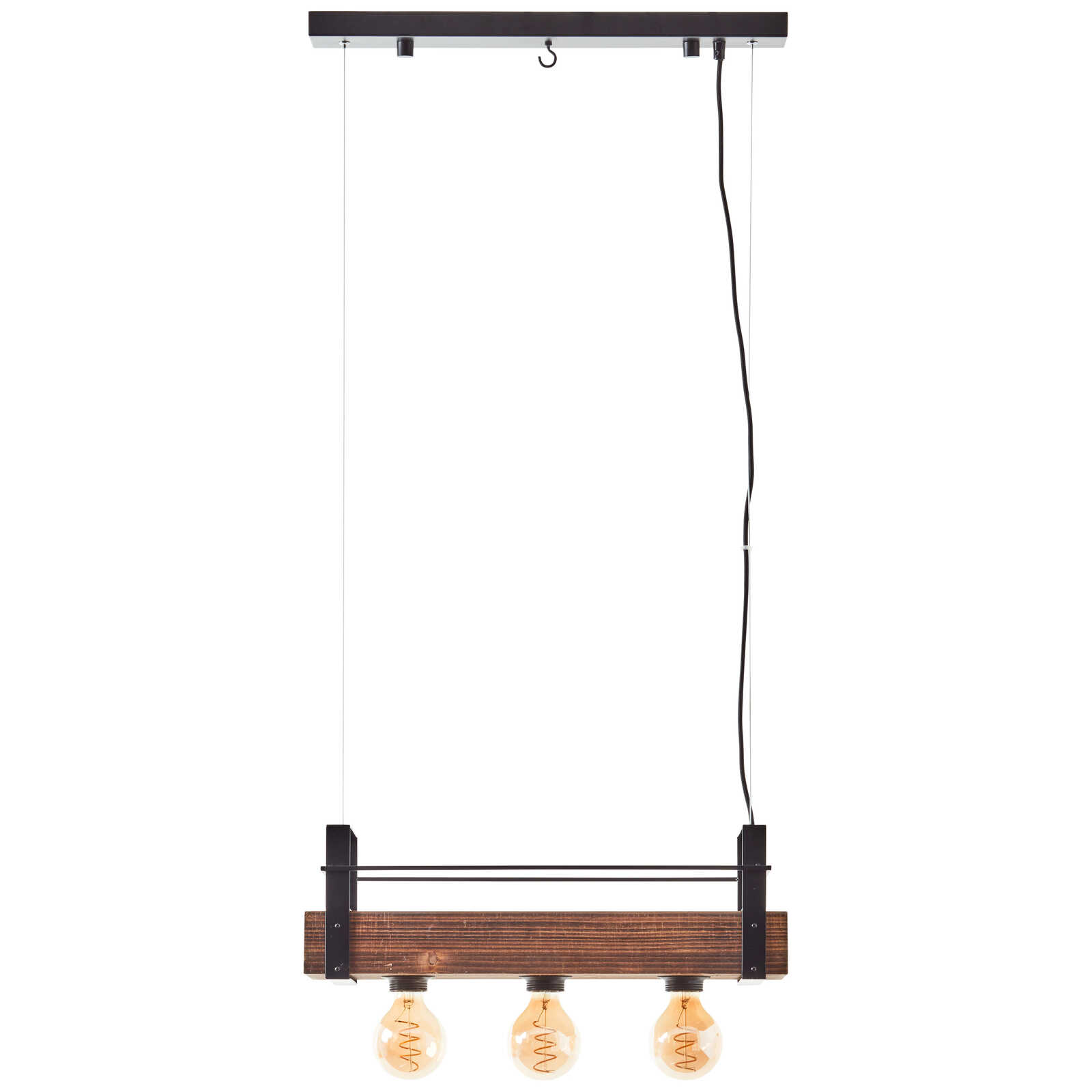 Pendelleuchte aus Holz - Aron 1 – Braun