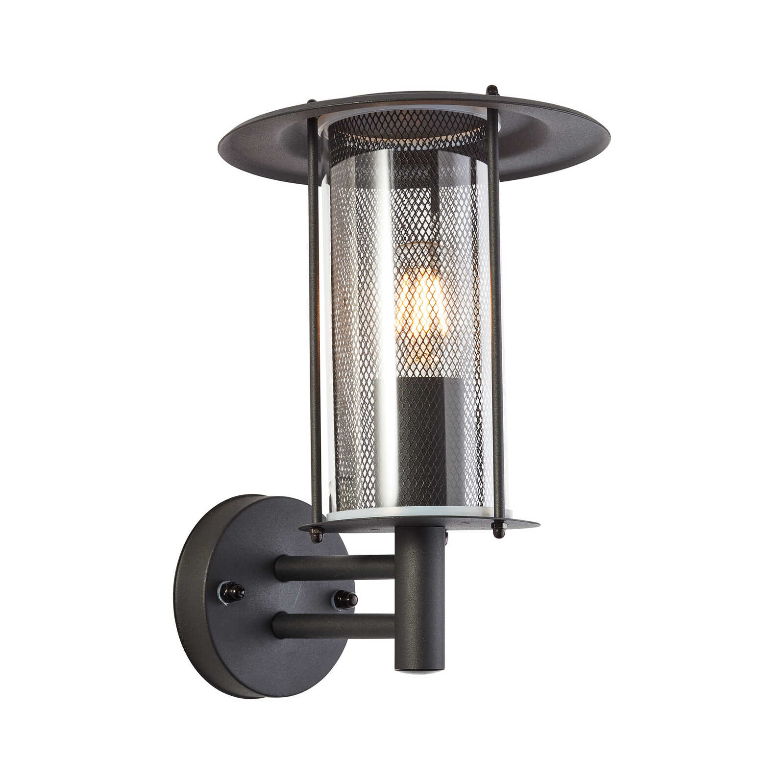         Applique murale d'extérieur en plastique - Fabio 1 - Noir
    