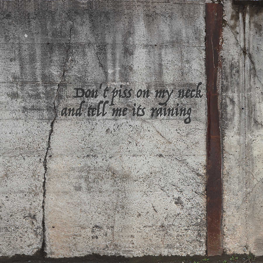 Graffiti, Text, Betonwand, Zitat, Urban Art