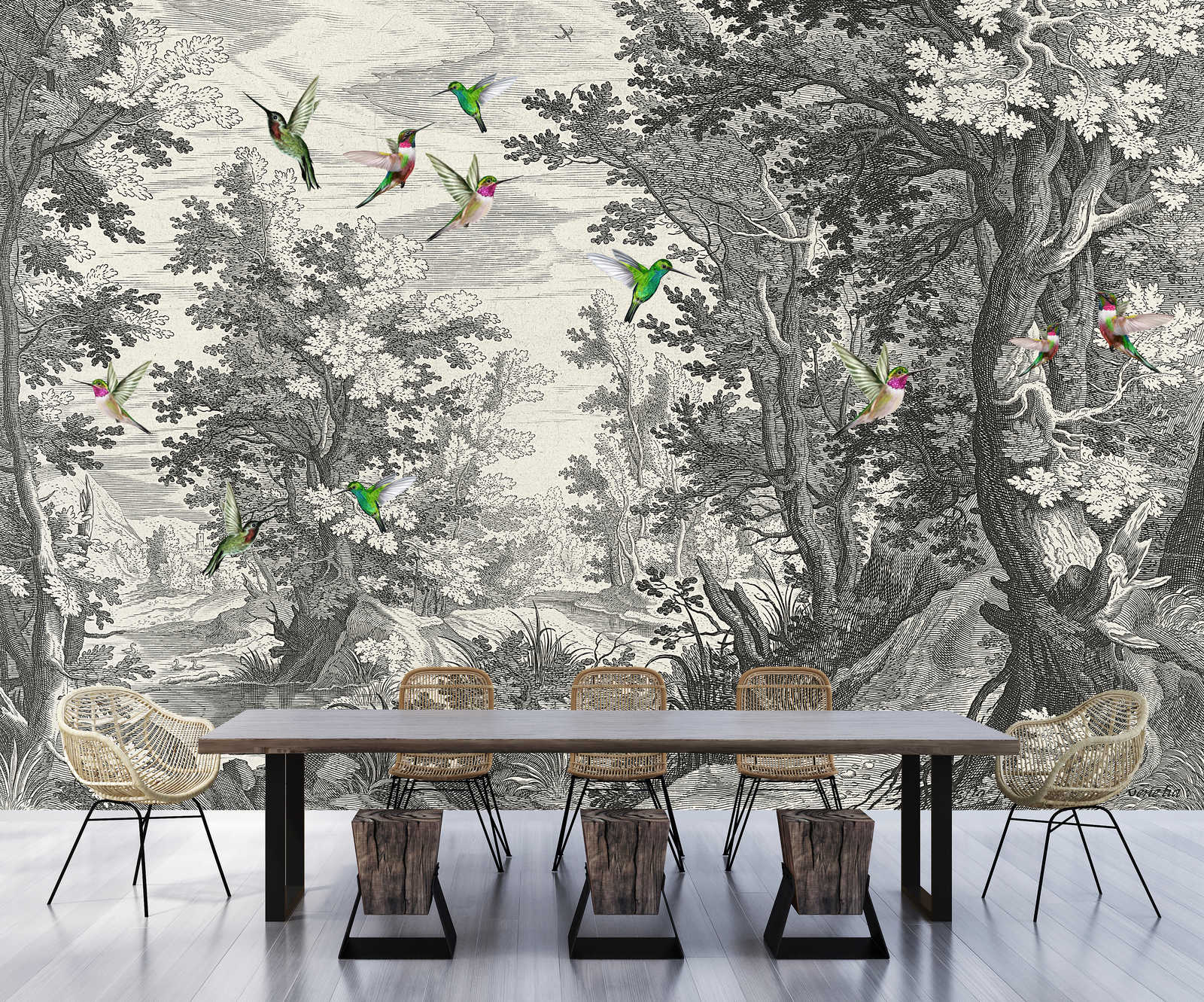 Tabelle, Esstisch, Esszimmer, Kunst, Stuhl