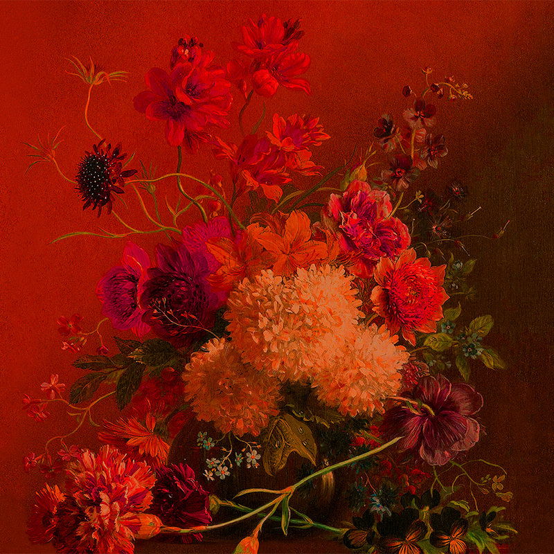         Papier peint néon avec nature morte aux fleurs - Walls by Patel
    