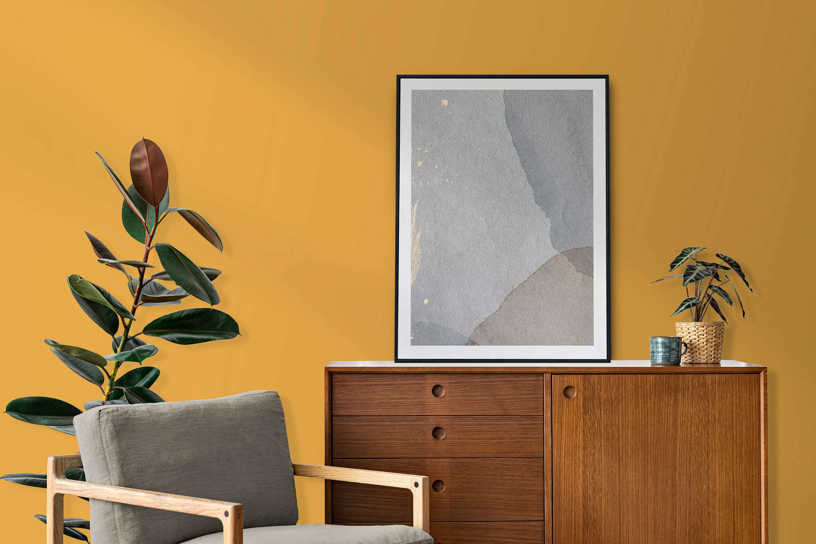             Peinture murale Premium jaune safran intense »Juicy Yellow« NW806 – 1 litres
        