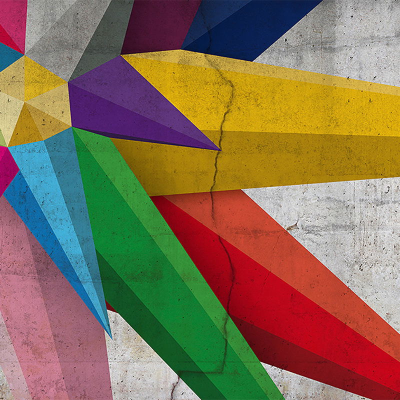 Kunst, Moderne Kunst, Grafiken, Mauer, Origami