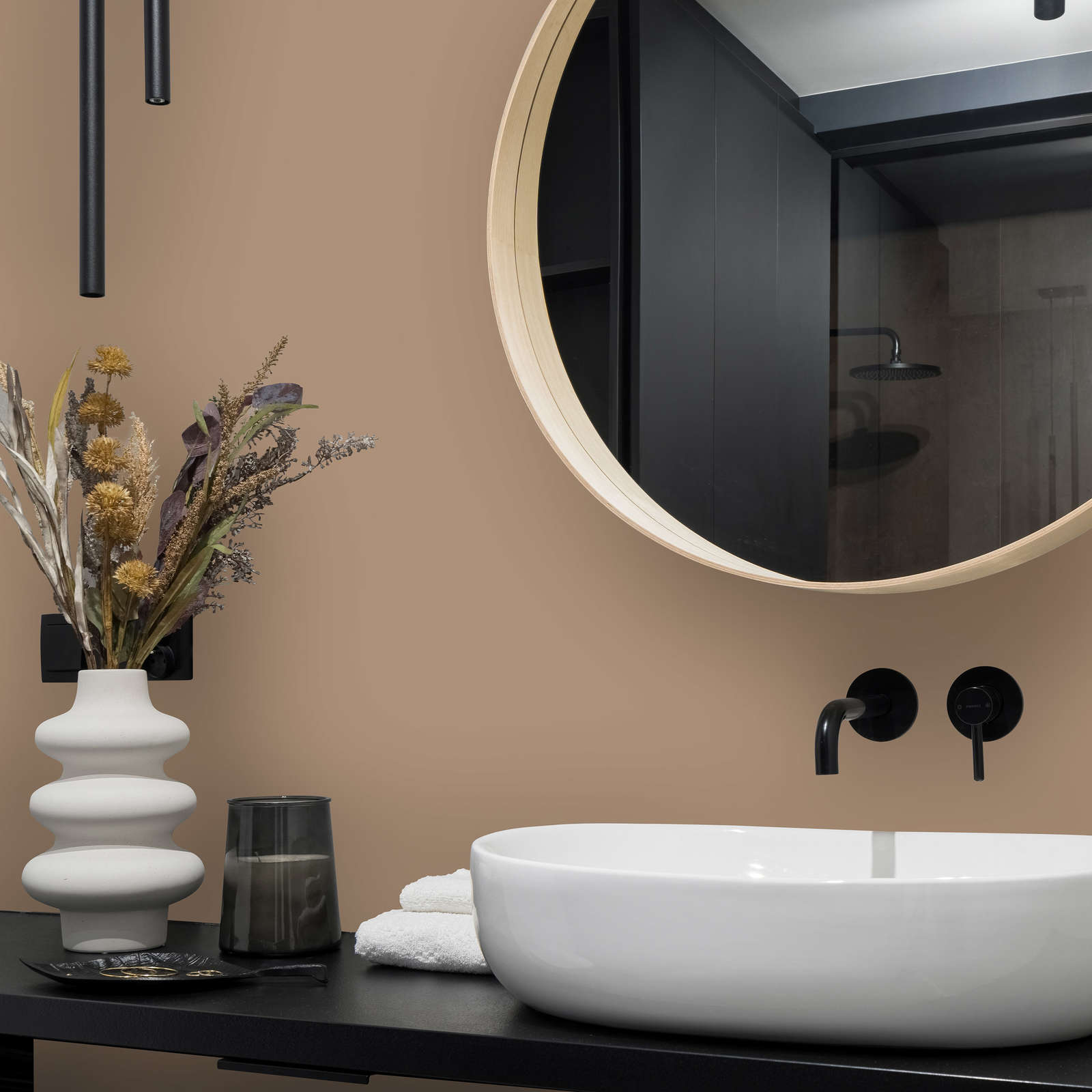             Premium Wandfarbe erdendes Hellbraun »Modern Mud« NW718 – 1 Liter
        