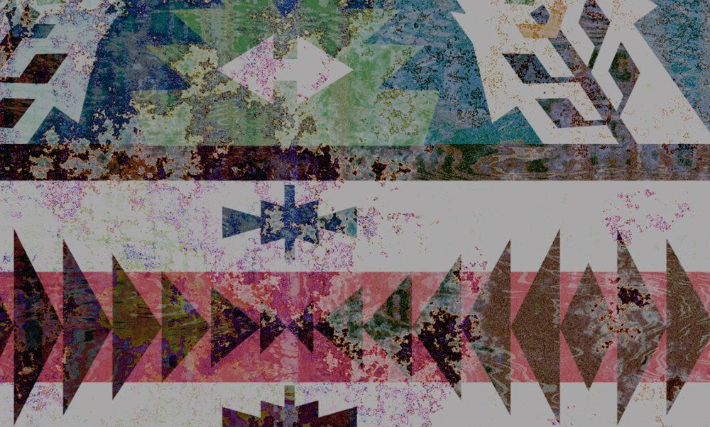 Steppdecke, Kunst, Collage