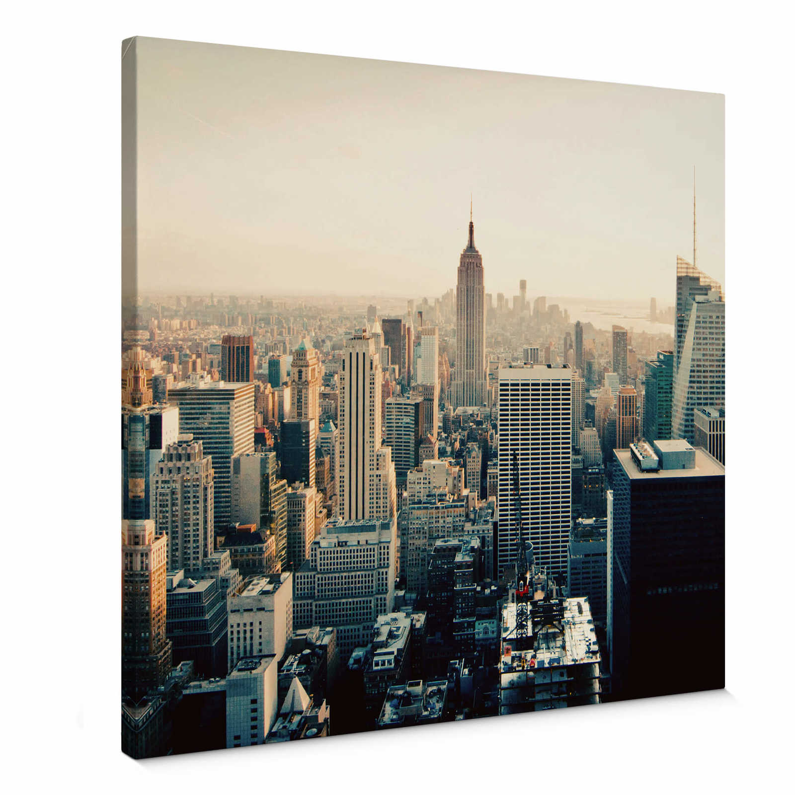         Vierkant Canvas Schilderij Skyline New York - 0,50 m x 0,50 m
    