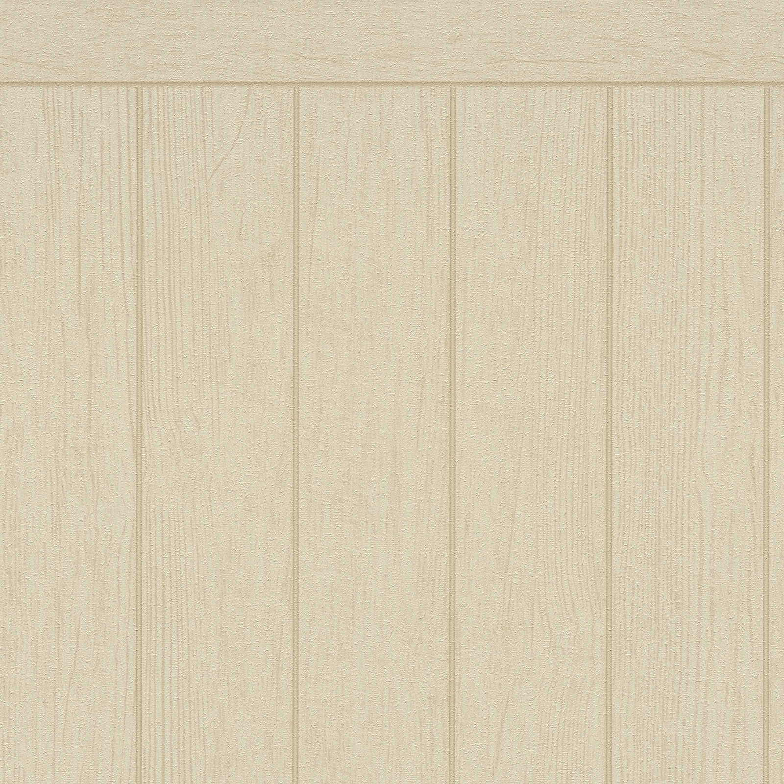         Non-woven wall panel in wooden beam look - beige, brown
    