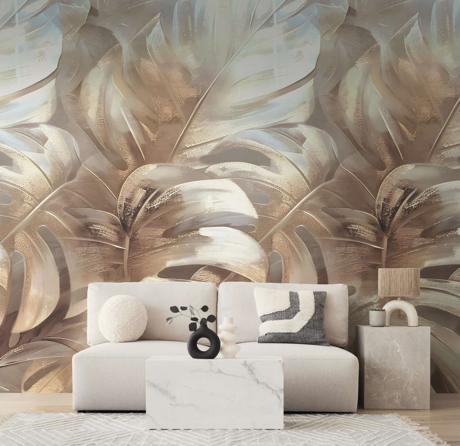 wallpaper, wohnzimmer, sofa, deko, wandtattoo