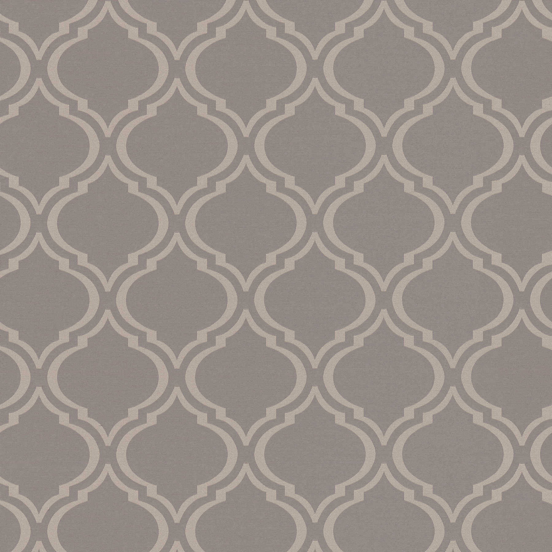         Tapete Retro Design mit Art Deco Muster – Grau
    