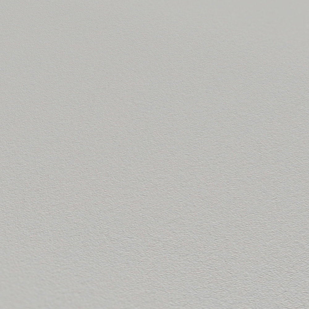             Unifarbene Tapete Grau mit matter Oberflächentextur
        