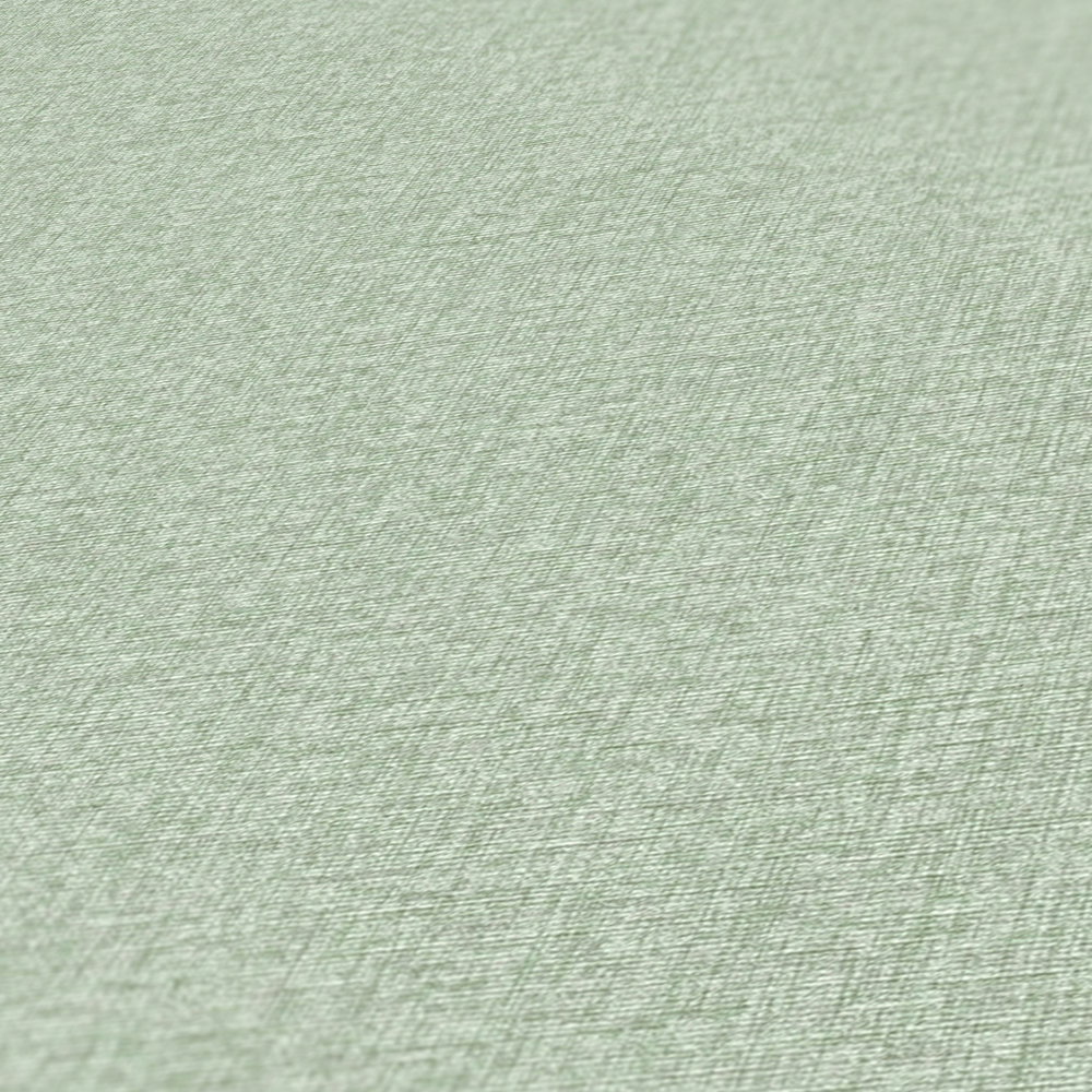             Einfarbige Tapete in Gewebe-Optik mit leichter Struktur, matt – Grün
        