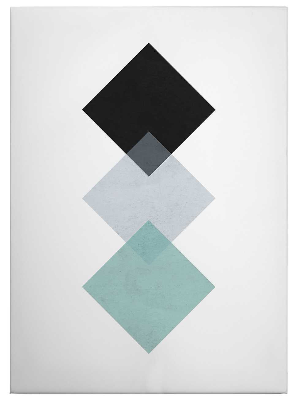             Leinwandbild abstrakte Quadrate – 0,50 m x 0,70 m
        