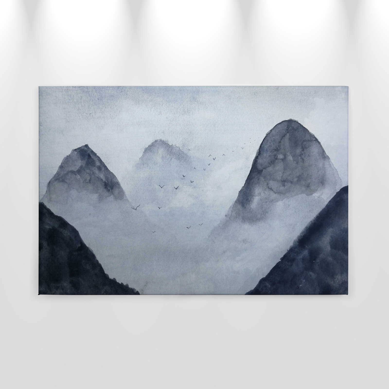             Leinwand Berglandschaft Aquarell – 0,90 m x 0,60 m
        