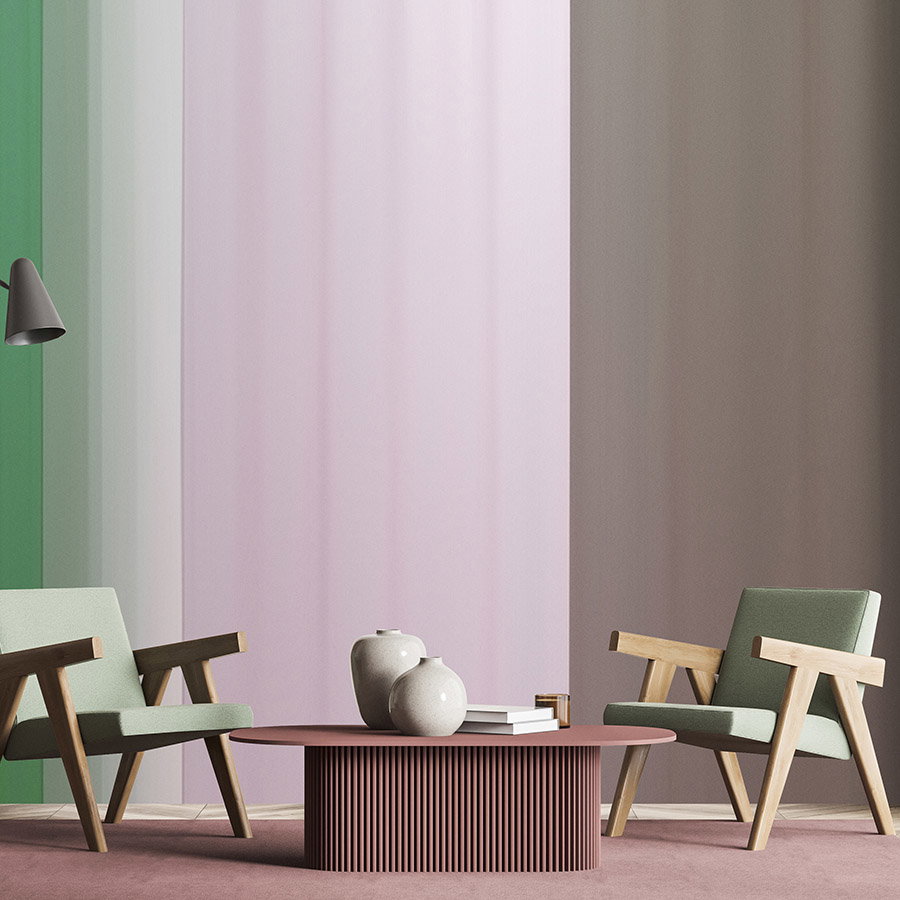 Photo wallpaper »co-coloures 1« - colour gradient - stripes | DD127564