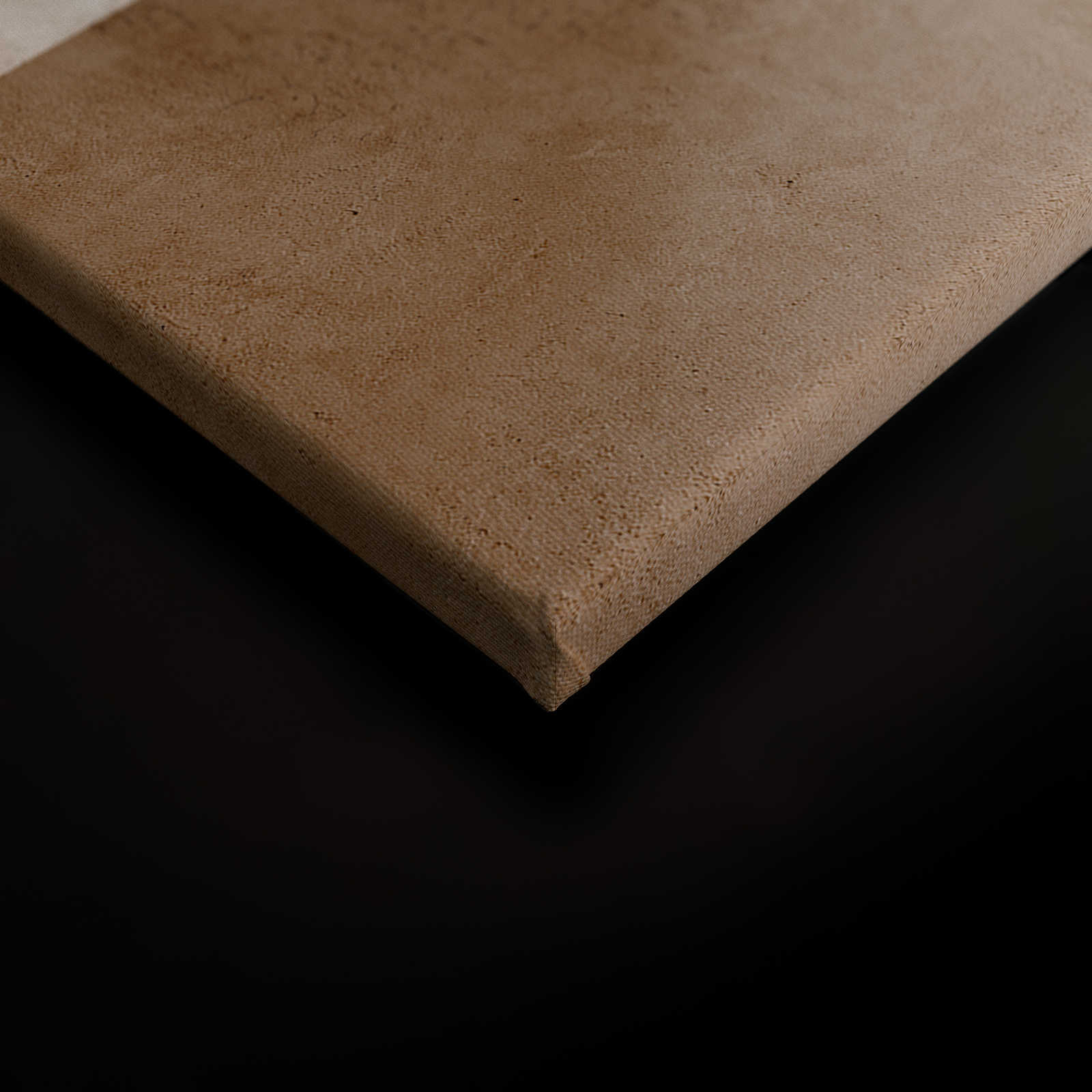             Futura 2 - 3D Leinwandbild Betonoptik mit Grafik Design – 1,20 m x 0,80 m
        