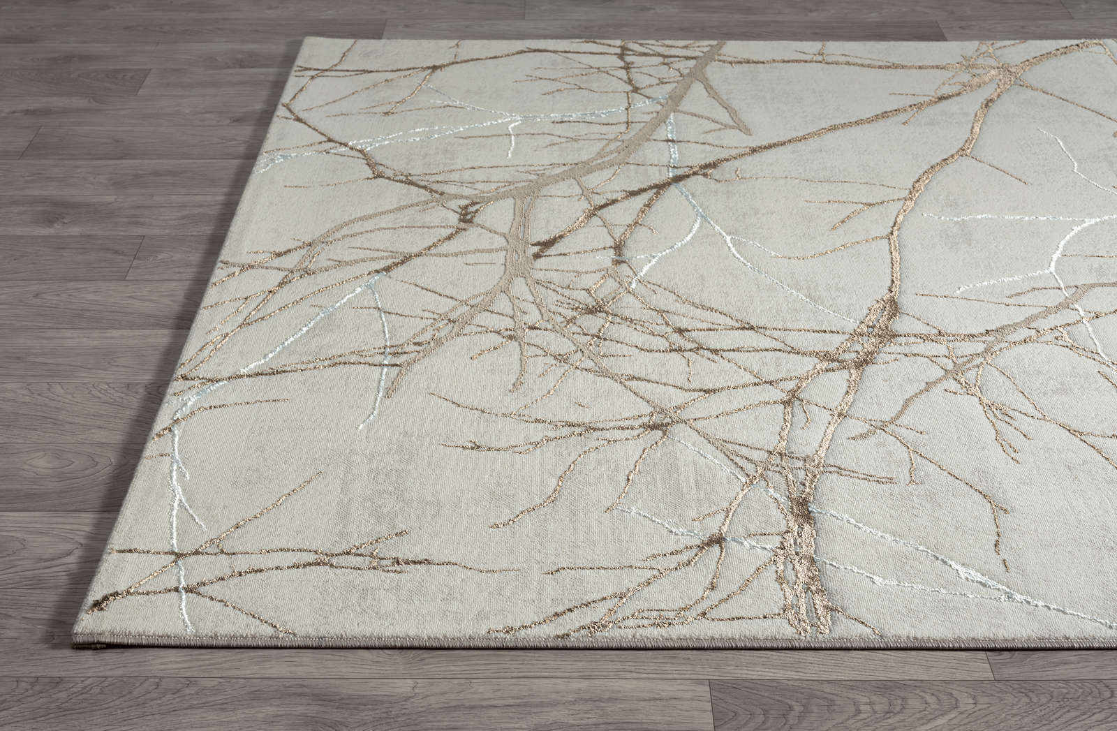             Flauschiger Hochflor Teppich in Creme – 150 x 80 cm
        