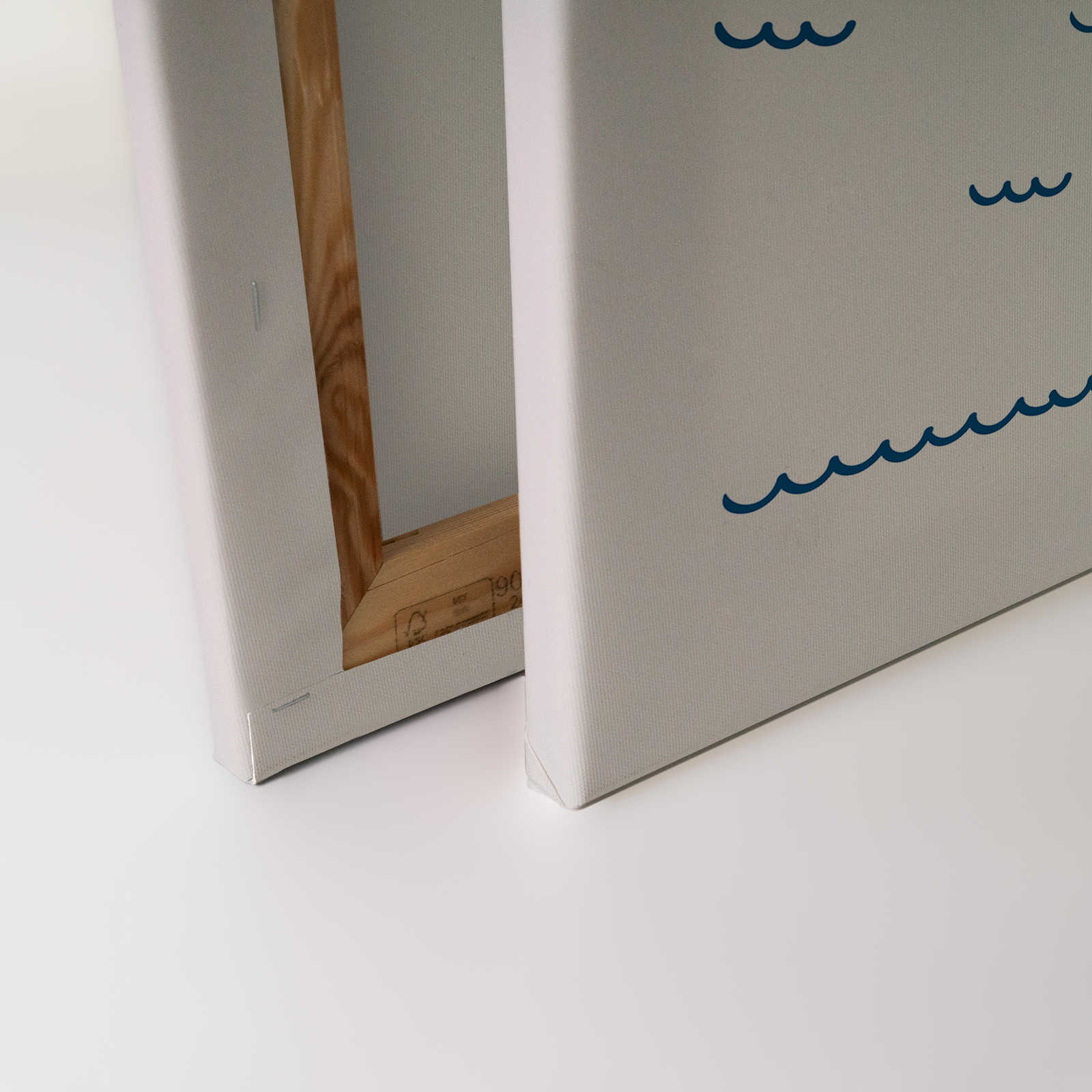             Leinwand fürs Kinderzimmer mit Löwen-Pirat – 90 cm x 60 cm
        