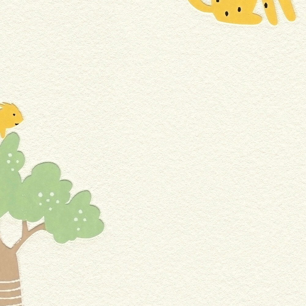 Wandbild, Wald, Gelb, Baum, Giraffe