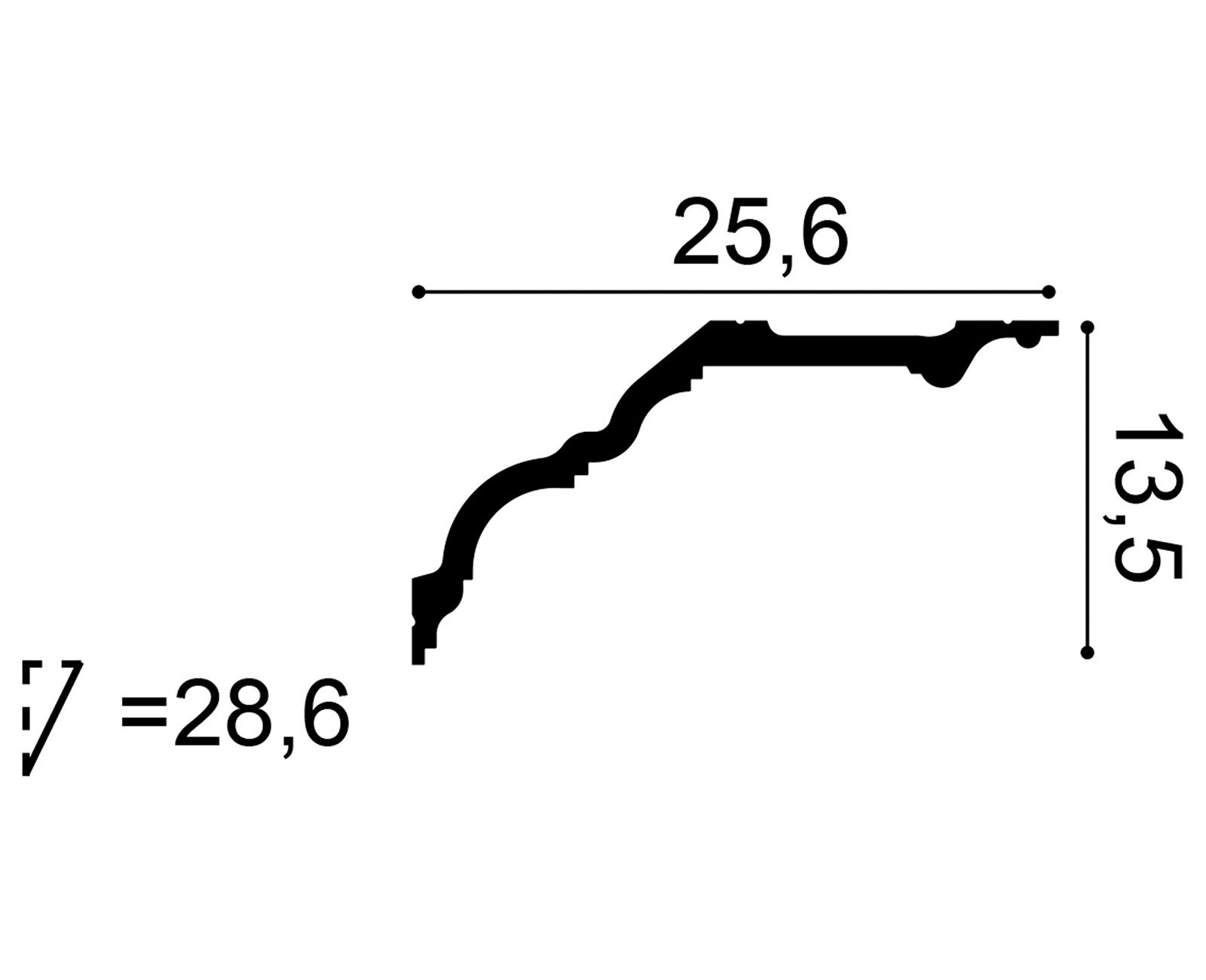             Klassische Stuckleiste München – C340
        