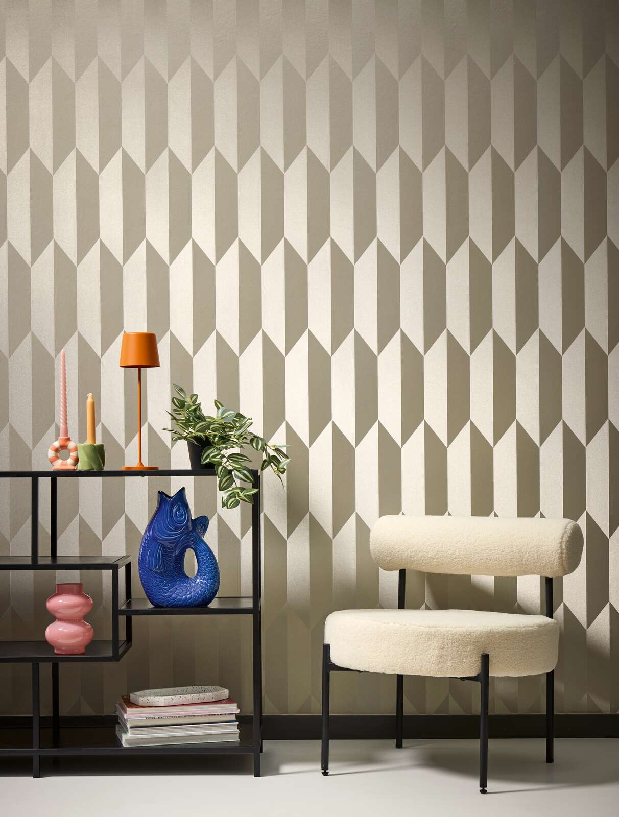 Innenarchitektur, Wand, Lampe, Wohnzimmer, Pflanze