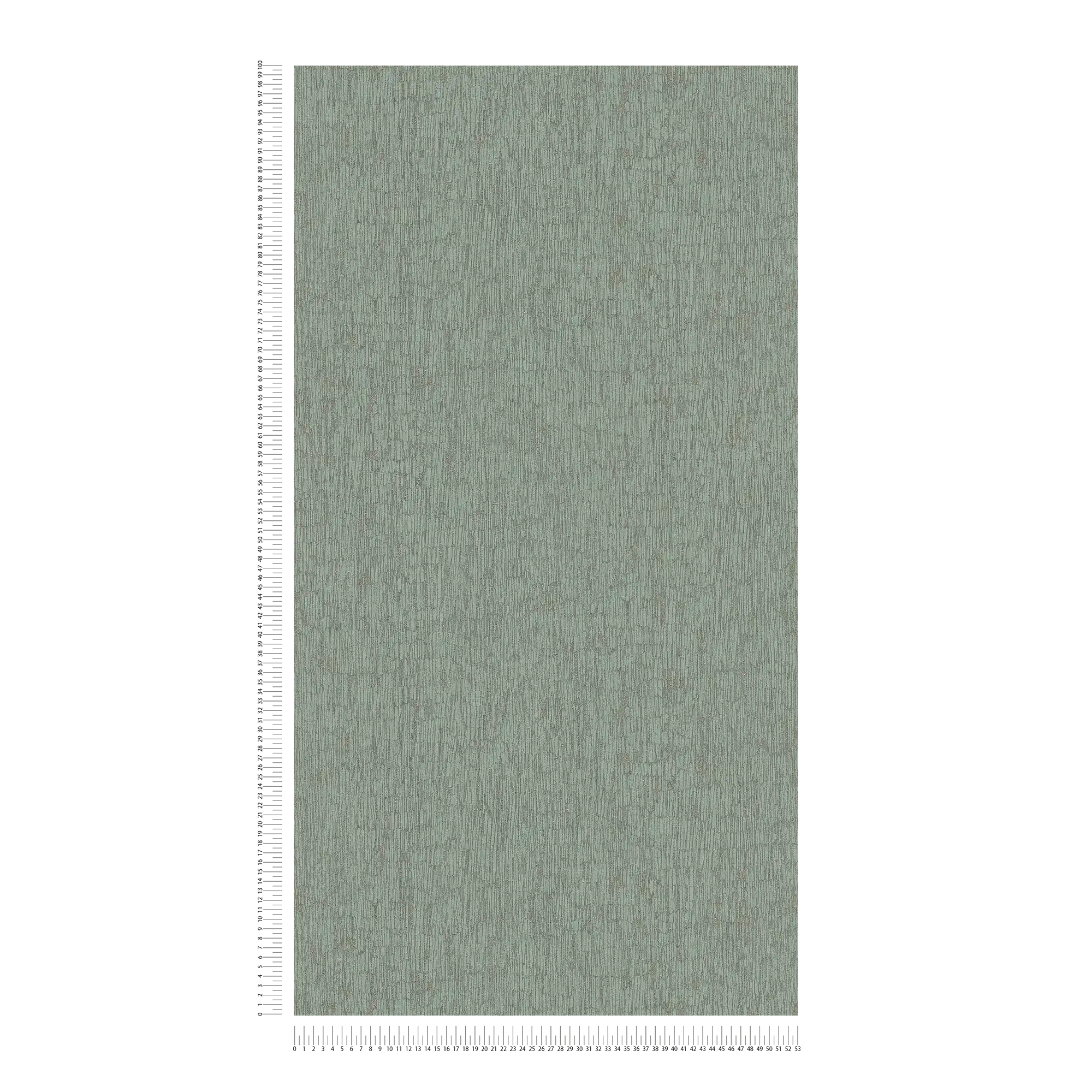             Tapete in Putzoptik leicht glänzend – Grün, Silber, Metallic
        