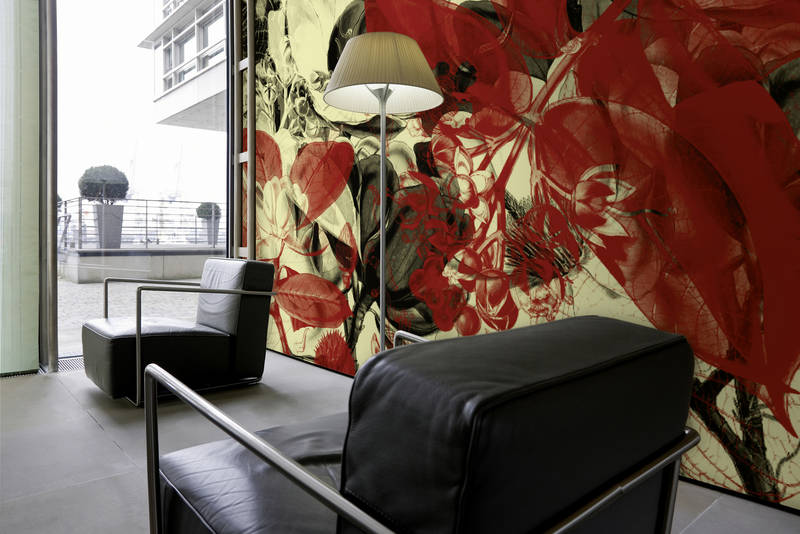             Blumen Fototapete mit Botanische Motive
        