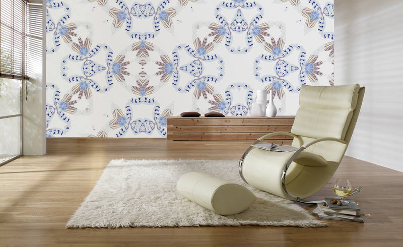             Fototapete mit Schmetterling & Kaleidoskope-Effekt
        