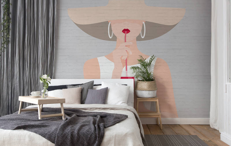wanddeko, wandtapete, große wandkunst, sommer-stil, zuhause-deko