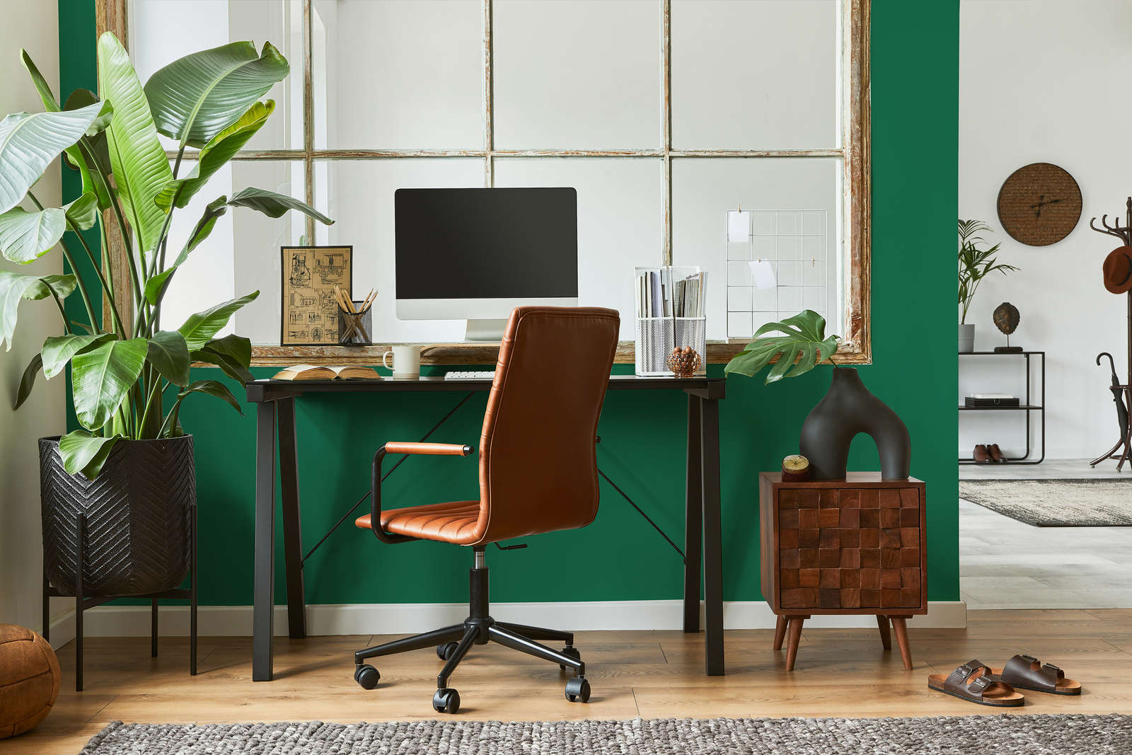             Premium Wandfarbe natürliches Flaschengrün »Gorgeous Green« NW500 – 1 Liter
        